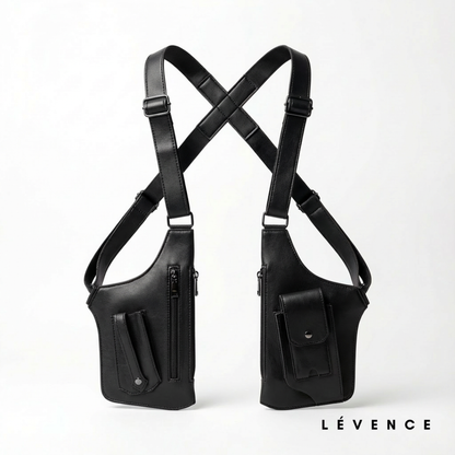 Secure Vintage Leather Cross-Body Bag